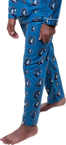 Vista 4 de Juego de pijama de 2 piezas para niños y pantalones de salón