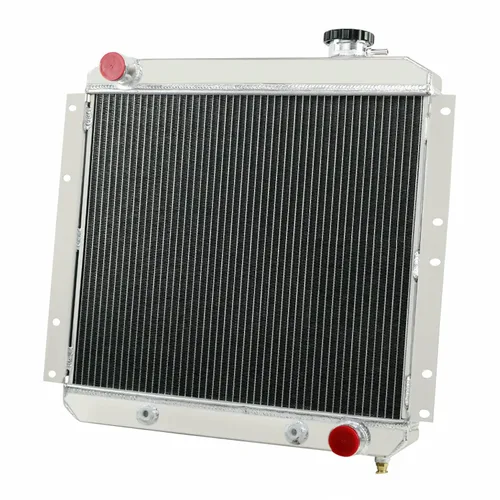 Vista 2 de Kits de relé de ventilador de aluminio de 4 filas compatibles con Toyota Land Cruiser FJ40 FJ45 BJ42 BJ60 1958-1984
