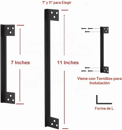 Vista 3 de Placa protectora para puerta de 7 pulgadas, protector de seguridad para puerta de salida