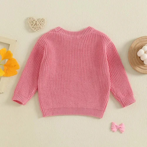Vista 41 de VISGOGO Suéter a juego para hermanitas grandes y pequeñas, ropa de una sola pieza