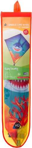 Vista 3 de HQ Cometa de diamantes de 27" de Kites Eddy Sharky