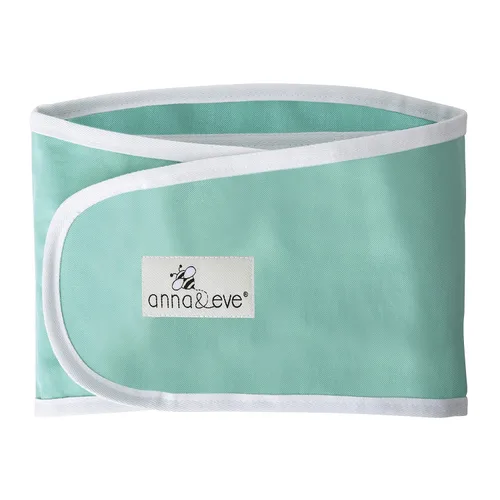 Vista 18 de Banda Anna & Eve para envolver brazos de bebé, S, Agua (Aqua) 100% Cotton, Comfortable and Secure, No Overheating, Original Arms Only, Adjustable