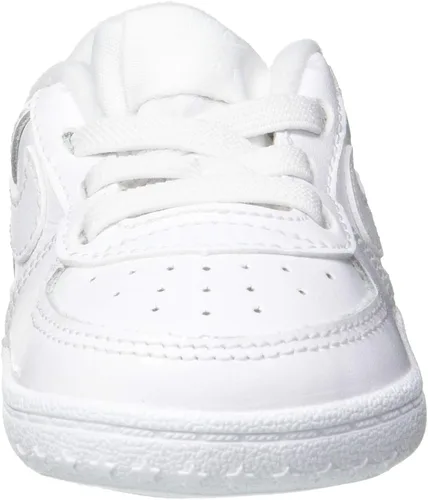 Vista 2 de Nike Force 1 cuna niño pequeño Ck2201-100 BlancoBlanco-blanco