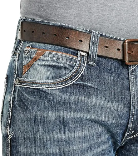 Vista 3 de ARIAT Pantalones de mezclilla M4 de talle bajo para hombre