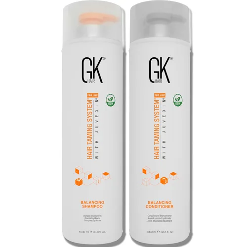 Vista 12 de GK HAIR Juego de champú y acondicionador equilibrante para cabello graso de hasta 72 horas de frescura, el mejor champú y acondicionador para cuero