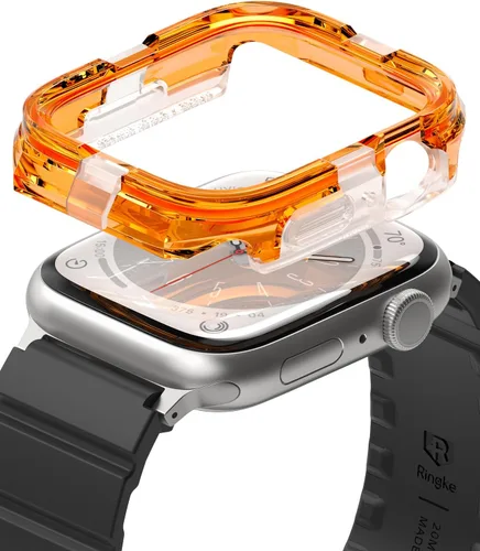 Vista 7 de Ringke - Funda para Apple Watch 9/8 / 7 de 1.772 in [Fusion Bumper - Negro]