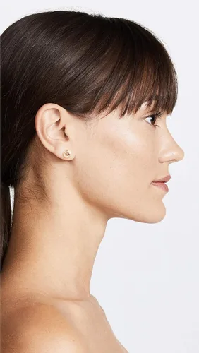 Vista 3 de Tory Burch Pendientes de perlas de imitación Swarovski para mujer