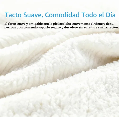 Vista 5 de Arnés doble uso para perro SyFatWeen con soporte para las patas traseras y cadera, cabestrillo canino para elevación de perro, ajustable y suave