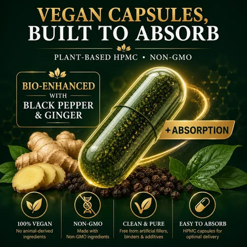 Vista 6 de NMN Supplement 24-in-1 NAD+ Complex 1000mg Per Serving, 60 Vegan Capsules