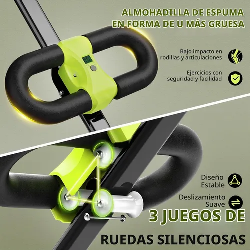 Vista 7 de Equipo de Entrenamiento Abdominal, Máquina de Abdominales para Gimnasio en Casa, Equipo de Ejercicio de Entrenador Abdominal para Ejercicio