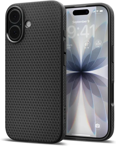 Vista 39 de Spigen Liquid Air - Funda diseñada para iPhone 11 (2019), color negro mate