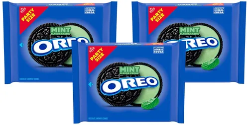 Vista 60 de OREO REESE'S Galletas sándwich de chocolate con crema de maní, 12.35 onzas (paquete de 2)