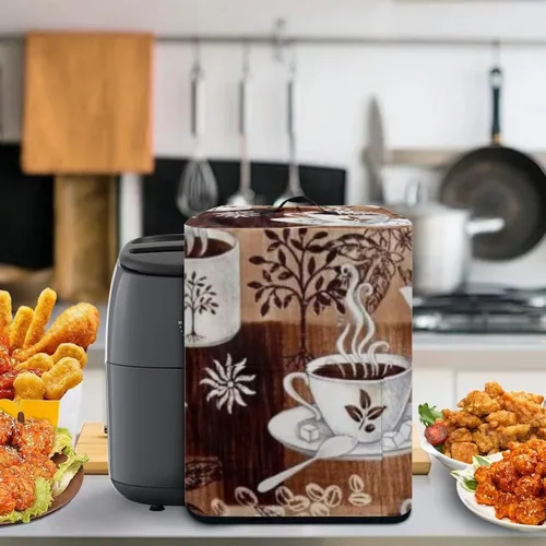 Vista 6 de FKELYI Cubierta de polvo para freidora de aire a prueba de polvo, funda para freidora de aire a prueba de polvo, fundas para cocina