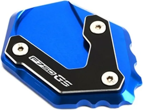 Vista 15 de Soporte lateral para motocicleta, placa de extensión para BMW F850GS F750GS F850 GS F 750 850 GSA 2018 2020 2021 2022 (color : A plateado F750GS)