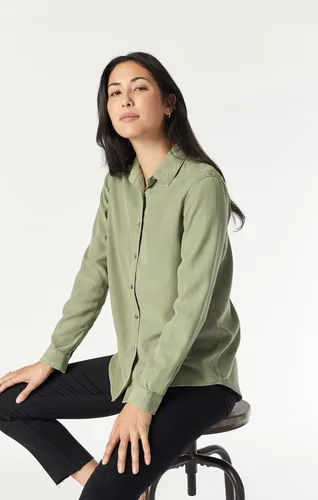 Vista 5 de Mavi Shelby - Camisa de mezclilla semiajustada para mujer