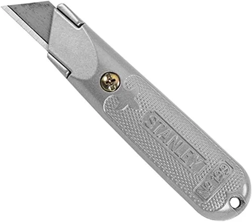 Vista 2 de Stanley 10-209 Cuchillo utilitario de hoja fija 199 de 5-1/2 pulgadas Plateado