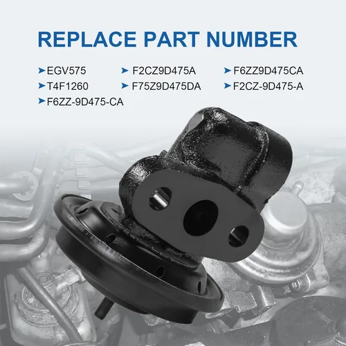 Vista 5 de Sensor de retroalimentación de presión de recirculación de gases de escape EGR DPFE15+EGV575 Reemplazo para Ford F-150 F-250 F-350 Ranger, Mercury