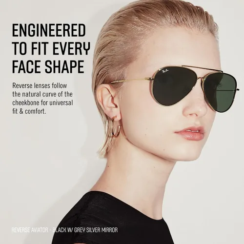 Vista 4 de Ray-Ban Rbr0101s Aviator Reverse Sunglasses