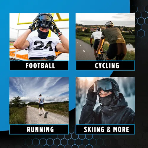 Vista 6 de Sports Unlimited Capucha para adultosniños, pasamontañas de verano, máscara de esquí para hombres y mujeres, máscara de fútbol Shiesty