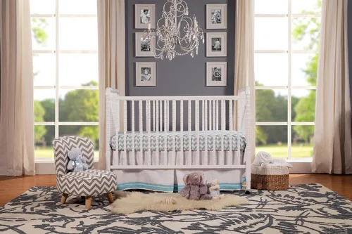 Vista 2 de DaVinci Jenny Lind - Kit de conversión de cama infantil (M3199) en color blanco