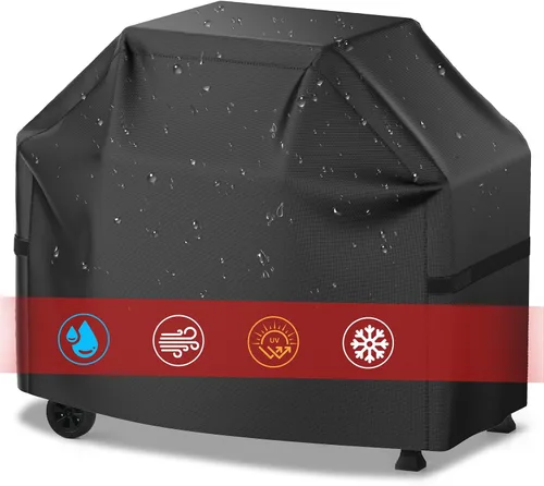 Vista 12 de Funda para parrilla, cubierta de parrilla de gas de 22 pulgadas, impermeable, resistente a la intemperie, resistente a los rayos UV y a