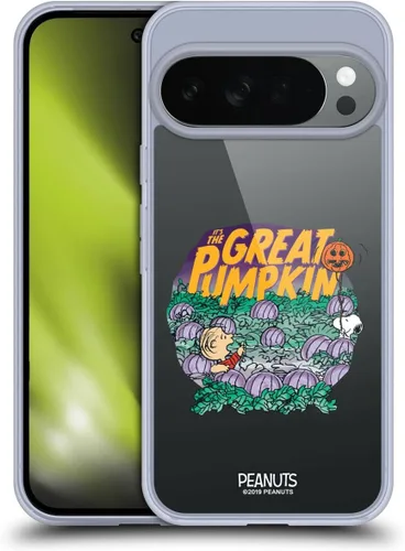 Vista 152 de Head Case Designs Funda de gel Spooktacular con licencia oficial de Peanuts Linus y Snoopy [protección de grado militar] compatible con Google Pixel
