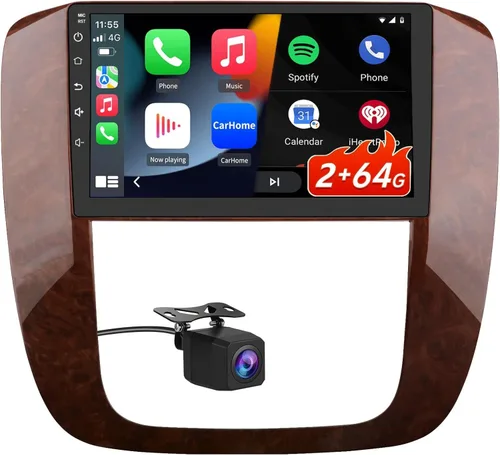 Vista 8 de Radio de coche Android 13 para GMC Yukon Chevrolet Tahoe/Suburban 2007-2013