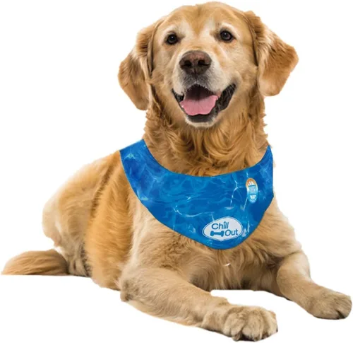 Vista 7 de Bandana con hielo refrescante para relajarse de All for Paws, S