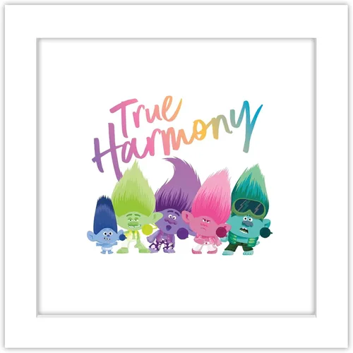 Vista 10 de Trends International Gallery Pops Trolls Band Together - Póster de pared de True Harmony, 12.00 x 12.00 pulgadas, versión de marco negro