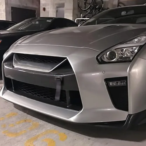Vista 7 de x xotic tech Correa de remolque negra estilo JDM con adaptador de orificio de remolque compatible con Mitsubishi Lancer Evolution o Nissan GT-R R35