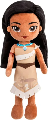 Vista 7 de Disney Store Muñeca de peluche oficial de Tinker Bell Princess, muñecas de princesa de Disney con características bordadas, Peter Pan, muñecas