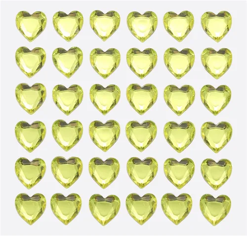 Vista 13 de MECCANIXITY 144 calcomanías autoadhesivas de diamantes de imitación de corazón de 0.394 pulgadas para maquillaje de San Valentín, artes y Azul