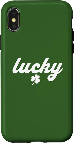 Vista 4 de Funda para iPhone 15 Lucky Clover Día de San Patricio