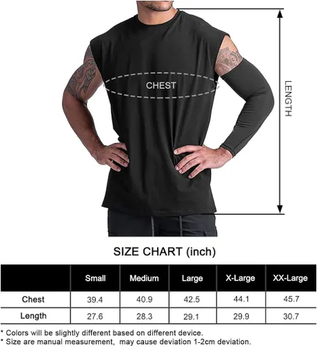Vista 7 de BOOMLEMON Camiseta sin mangas para hombre, gimnasio, musculación, fitness, culturismo, sin mangas