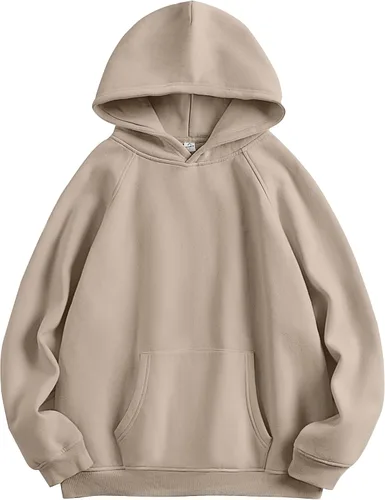 Vista 62 de ANRABESS - Sudaderas con capucha para mujer, sobre talla, de vellón de manga larga, modelo de 2024, para otoño
