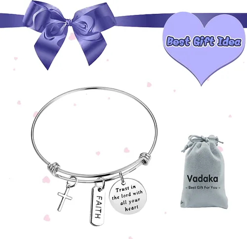 Vista 7 de Pulsera de joyería cristiana para hija, regalos para hija, joyería religiosa, versículo de la Biblia, regalo cristiano inspirador para mujeres, hija