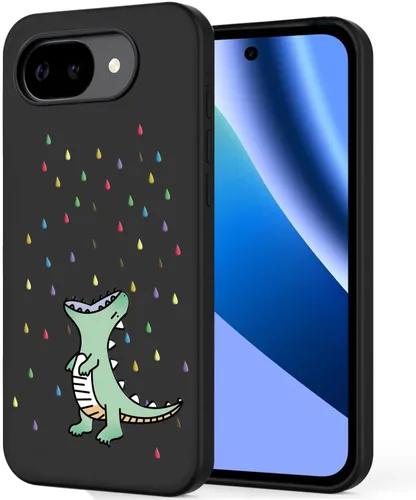 Vista 32 de Unov Funda para Pixel 11 Pro XL, color negro, Dinosaur Land