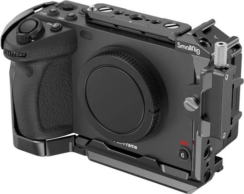 Vista 10 de SmallRig FX3 / FX30 HawkLock Kit de jaula para cámara de liberación rápida para Sony con abrazadera de cable, zapata fría QR incorporada riel