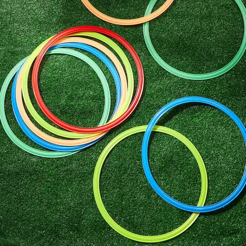 Vista 7 de Deekin 40 anillos de agilidad, anillos de entrenamiento de velocidad y agilidad, anillo de velocidad de ejercicio, aros de salto circulares