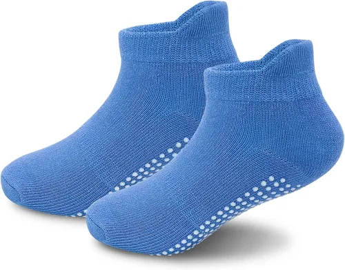 Vista 6 de 12 pares de calcetines antideslizantes para bebés con suela antideslizante para bebés recién nacidos niños y niñas