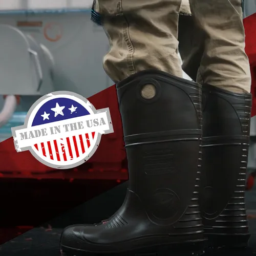Vista 3 de Dunlop 8908603 Durapro - Botas con puntera de acero de seguridad, material de PVC de polimezcla 100% impermeable, cómodas plantillas energizantes