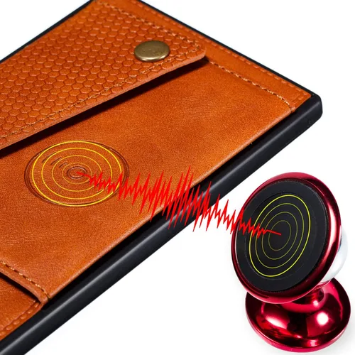 Vista 4 de Funda con tarjetero para Xiaomi Poco X3/X3 NFC/X3 Pro, parte trasera con piel sintética plegable doble hebilla multifunción bolsa para tarjetas
