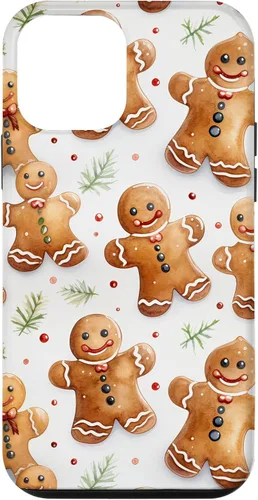 Vista 16 de Christmas Gingerbread Man Pattern for Girls Cute Xmas Baking Case for iPhone 17
