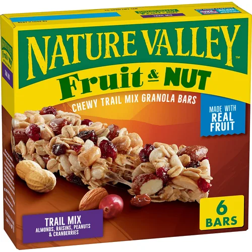 Vista 13 de Nature Valley Barras de granola de frutas y nueces, cereza de chocolate oscuro, 6 unidades, 7.4 onzas