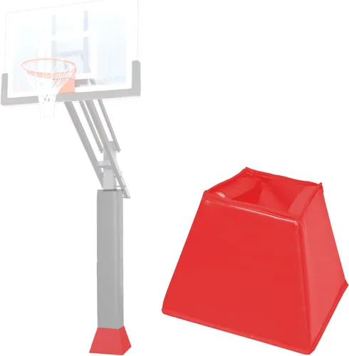 Vista 16 de Katop Almohadilla cuadrada para bastón de baloncesto, acolchado de poste protector resistente para poste de 5 x 5 pulgadas, poste y base de 6 x 6