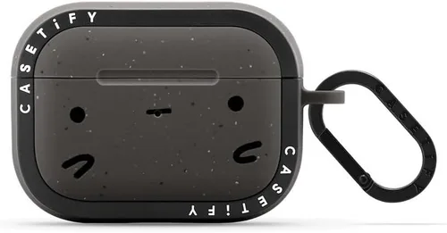 Vista 22 de CASETiFY Bounce Airpods Pro (1ª/2.ª generación) - Funda con anillo, negro Kingsnake - carbón mate