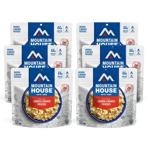 Vista 12 de Mountain House Lasaña de ternera liofilizada para acampar, 12 porciones, vida útil de 30 años