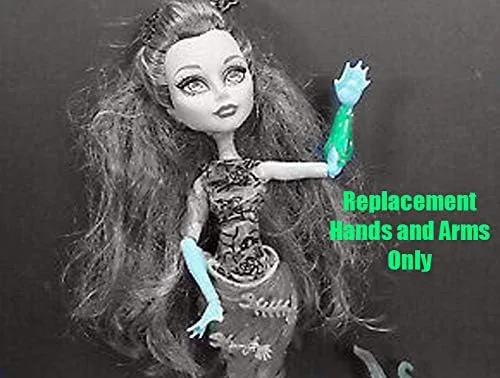 Vista 2 de Monster High Great Scarrier Reef Down Under Ghouls Posea Reef Doll DHB48 - Reemplazo de manos y brazos