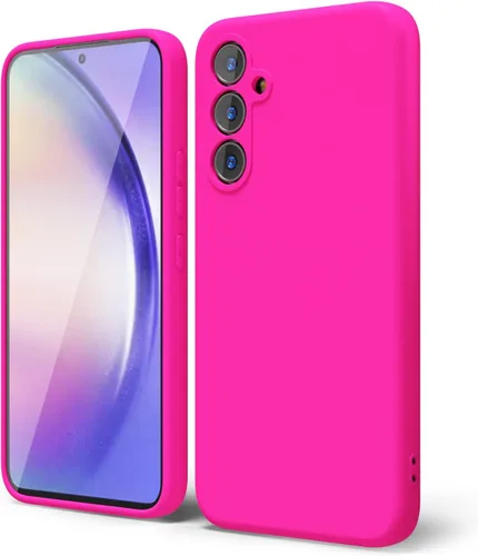 Vista 109 de oakxco Funda para teléfono Samsung Galaxy A12 con agarre de silicona líquida, linda delgada fina suave cubierta de gel de goma TPU lisa para mujeres