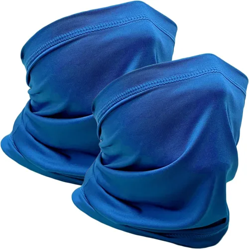 Vista 15 de WOXVM 2 paquetes de polaina para el cuello, bufanda, bufanda de Gator para enfriar el sol, pasamontañas, bandana, protección UV, para hombres